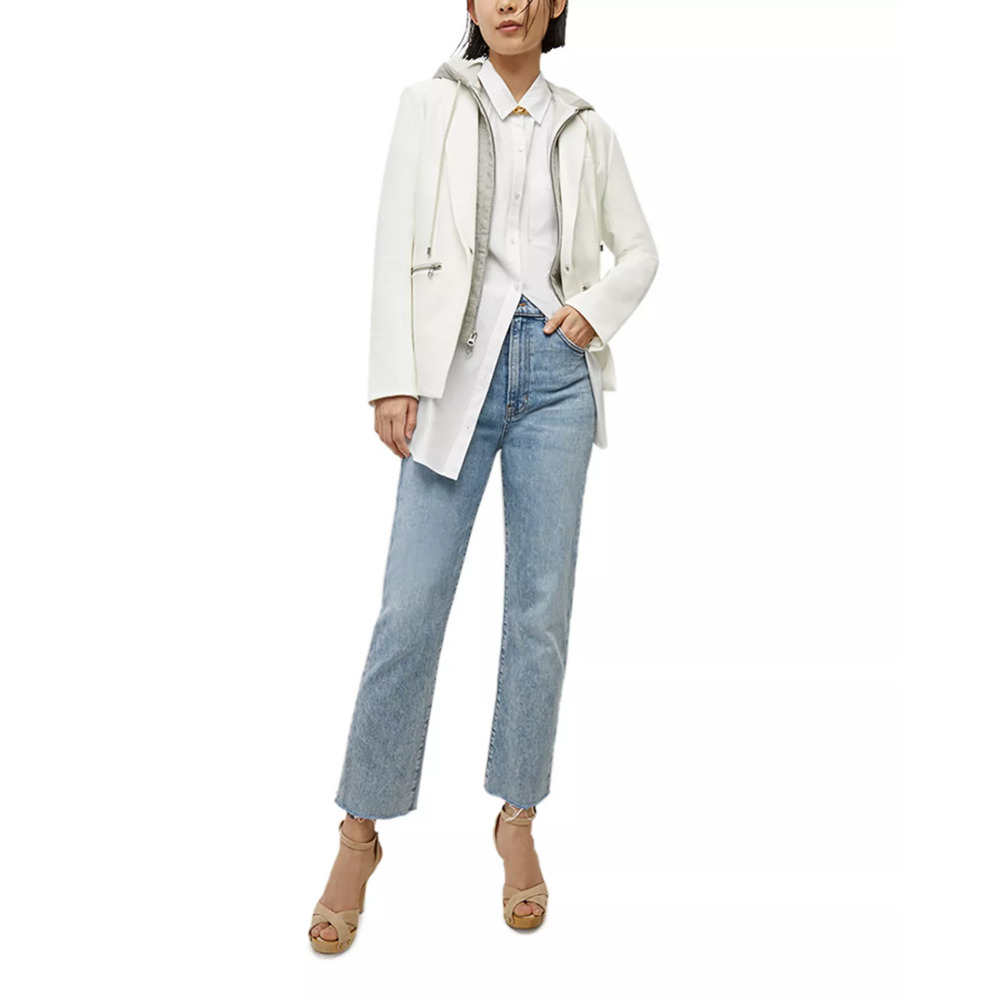 Veronica Beard Scuba Dickey Jacket White - Picture 4 of 10